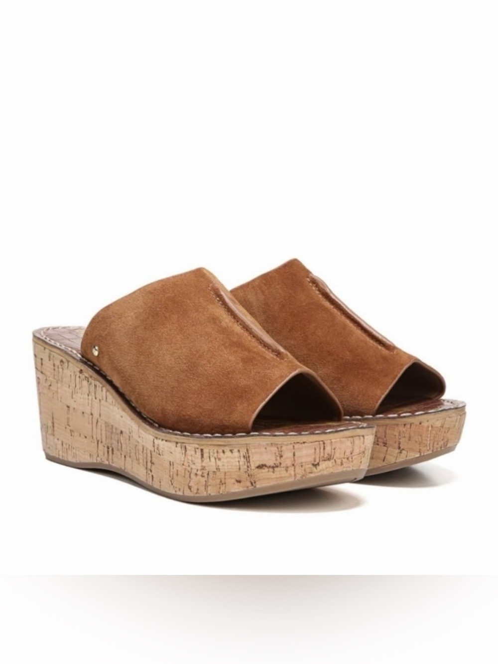 Sam Edelman Ranger Brown Platform Sandals - Picture 1 of 5